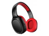URBAN FACTORY Movee On-Ear Headphones Bluetooth 5.1 Rechargeable – Black/Red