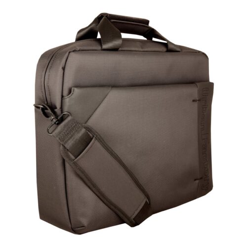 URBAN FACTORY New Generation Bag – Sacoche pour Portable 14P- Noir extérieur / Gris interieur