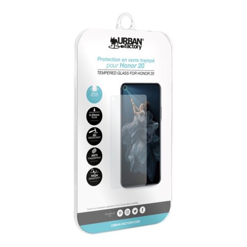 URBAN FACTORY PROTECTION EN VERRE TREMPE POUR HONOR 20