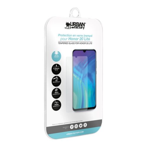 URBAN FACTORY PROTECTION EN VERRE TREMPE POUR HONOR 20 LITE