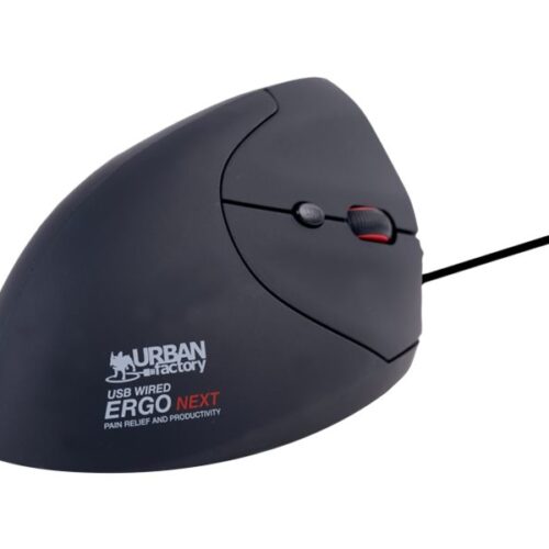 URBAN FACTORY Souris Ergo Filaire USB Droitier