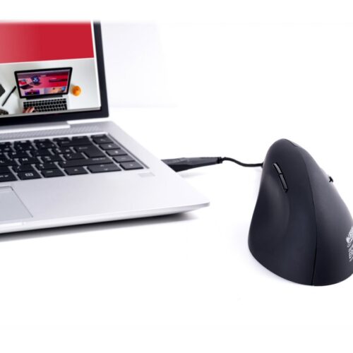 URBAN FACTORY Souris Ergo Filaire USB Droitier
