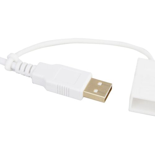 URBAN FACTORY USB wired keyboard ABS silicone White Antimicrobial treatment QWERTY