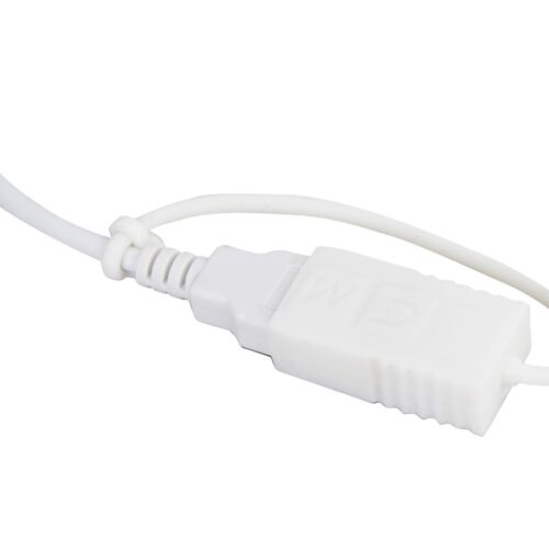 URBAN FACTORY USB wired keyboard ABS silicone White Antimicrobial treatment QWERTY