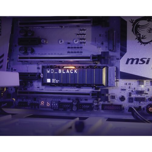 WD Black 1To SN850 NVMe SSD Supremely Fast PCIe Gen4 x4 M.2 with heatsink internal single-packed