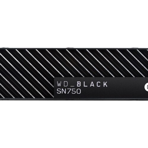WD Black SSD SN750 Gaming 2To PCIe Gen3 8Go/s M.2 High-Performance NVMe SSD Bulk with heatsink