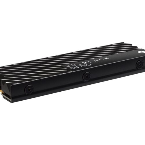 WD Black SSD SN750 Gaming 2To PCIe Gen3 8Go/s M.2 High-Performance NVMe SSD Bulk with heatsink