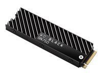 WD Black SSD SN750 Gaming 2To PCIe Gen3 8Go/s M.2 High-Performance NVMe SSD Bulk with heatsink