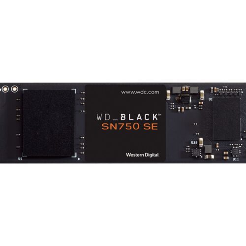 WD Black SSD SN750 SE Gaming NVMe 1To PCIe Gen4 compatible with PCIe Gen3 M.2 High-Performance NVMe SSD internal single-packed