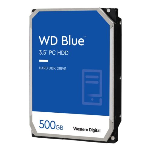 WD Blue 500GB SATA 6Gb/s HDD internal 3,5inch serial ATA 32MB cache 7200 RPM RoHS compliant Bulk