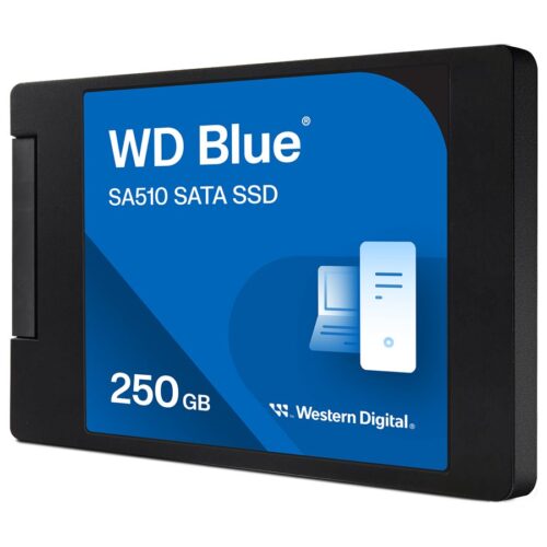 WD Blue SA510 SSD 250Go SATA III 6Gb/s cased 2.5p 7mm internal single-packed