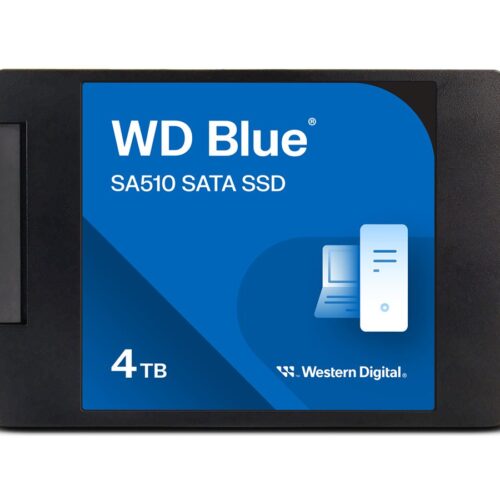 WD Blue SA510 SSD 4To SATA III 6Gb/s cased 2.5p 7mm internal single-packed
