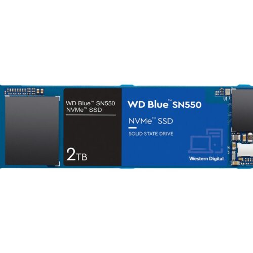 WD Blue SSD SN550 NVMe 2To M.2 2280 PCIe Gen3 8Gb/s internal single-packed