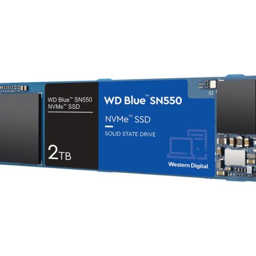 WD Blue SSD SN550 NVMe 2To M.2 2280 PCIe Gen3 8Gb/s internal single-packed