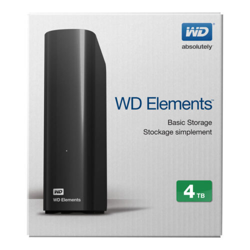 WD Elements 4TB HDD USB3.0 3,5inch RTL extern RoHS compliant black