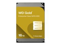 WD Gold 16To HDD 7200rpm 6Gb/s sATA 512Mo cache 3.5p intern RoHS compliant Enterprise Bulk