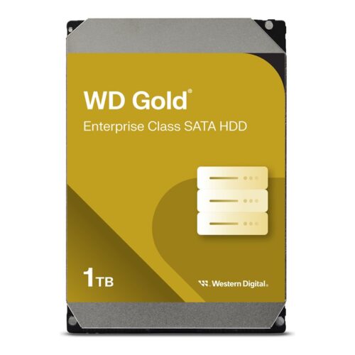 WD Gold 1TB HDD 7200rpm 6Gb/s serial ATA sATA 128MB cache 3.5inch intern RoHS compliant Enterprise Bulk
