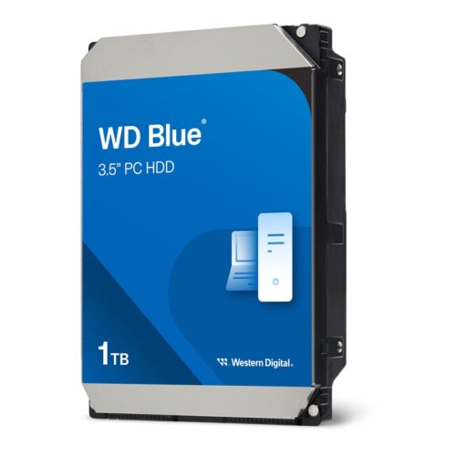 WD HDD INTERNE 3.5 BLUE DESKTOP 1TB 6GB/s 64MB SATA 7200RPM WED 2 ANS GARANTIE