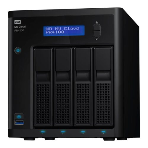 WD My Cloud Pro PR4100 40TB 4Bay NAS 4xHDD 1,6GHz QuadCore processor 4Gb RAM RAID 0 1 JBOD 2xUSB3.0 External RTL