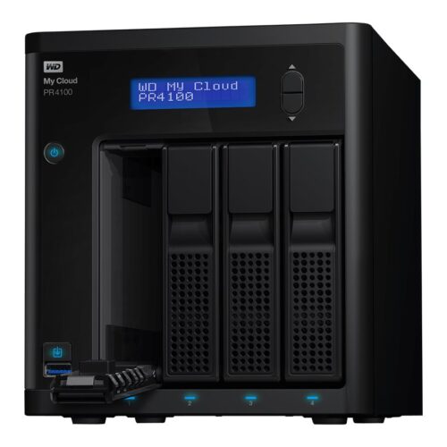 WD My Cloud Pro PR4100 40TB 4Bay NAS 4xHDD 1,6GHz QuadCore processor 4Gb RAM RAID 0 1 JBOD 2xUSB3.0 External RTL