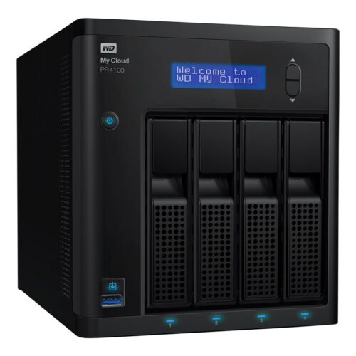 WD My Cloud Pro PR4100 40TB 4Bay NAS 4xHDD 1,6GHz QuadCore processor 4Gb RAM RAID 0 1 JBOD 2xUSB3.0 External RTL