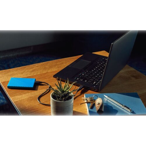 WD My Passport 4To portable HDD USB3.0 USB2.0 compatible Blue Retail