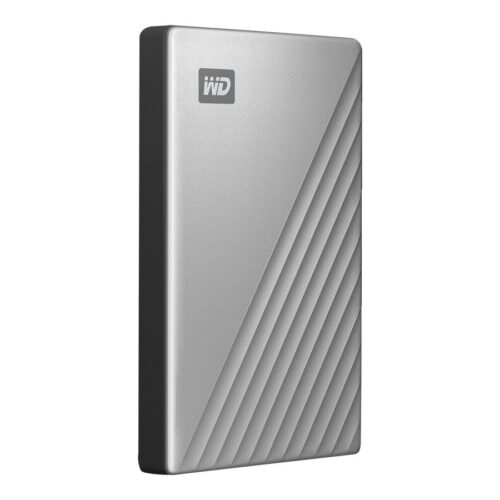 WD My Passport Ultra 2To Silver USB-C/USB3.0 HDD 2.5p Metal finish RTL portable extern