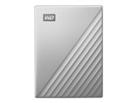 WD My Passport Ultra 4To Silver USB-C/USB3.0 HDD 2.5p Metal finish RTL portable extern