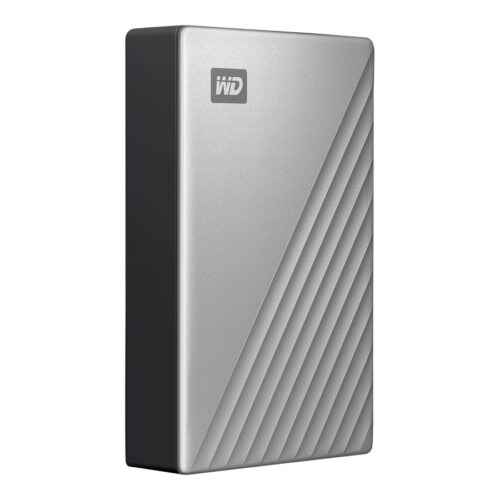 WD My Passport Ultra Mac 4To Silver USB-C/USB3.0 HDD 2.5p Metal finish RTL portable extern