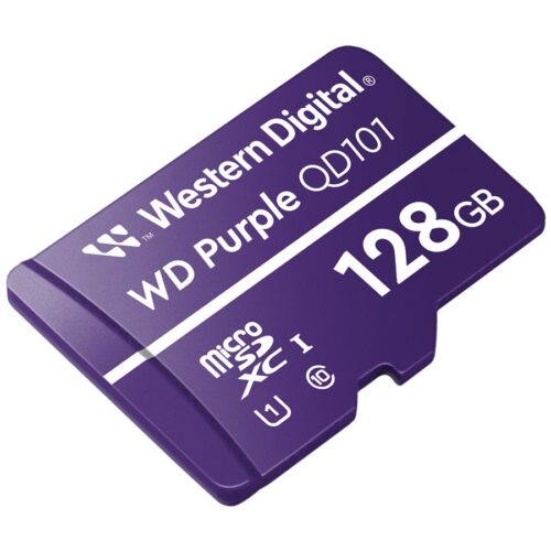 WD Purple 128Go Surveillance microSD XC Class – 10 UHS 1
