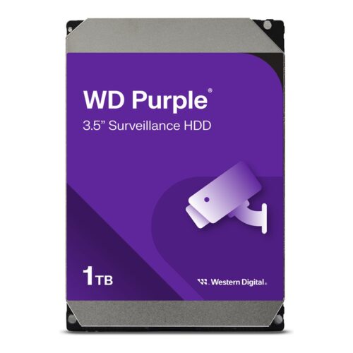 WD Purple 1TB SATA 6Gb/s CE HDD 3.5inch internal 5400Rpm 64MB Cache 24×7 Bulk