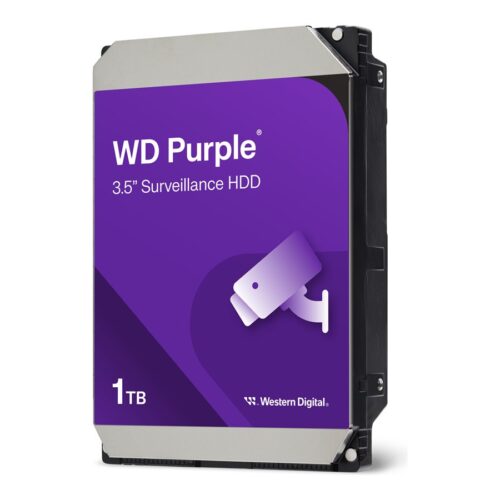 WD Purple 1TB SATA 6Gb/s CE HDD 3.5inch internal 5400Rpm 64MB Cache 24×7 Bulk