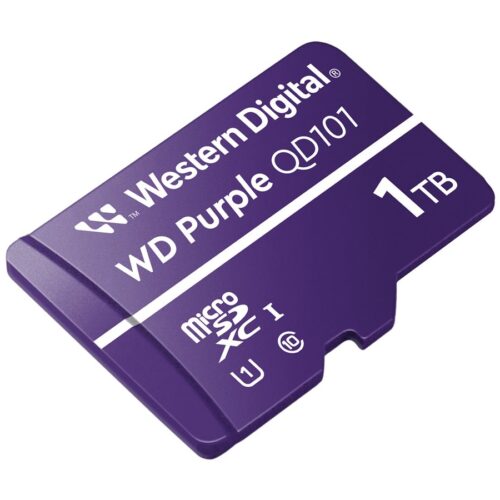 WD Purple 1To Surveillance microSD XC Class – 10 UHS 1