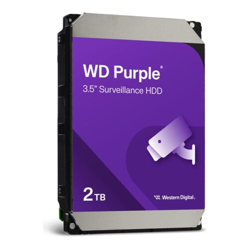 WD Purple 2To SATA 6Gb/s CE HDD 3.5p internal 256Mo Cache 24×7 Bulk
