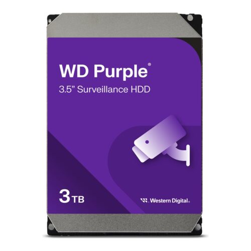 WD Purple 3TB SATA HDD 3.5p internal 256Mo Cache