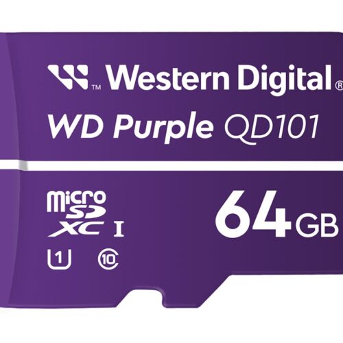 WD Purple 64Go Surveillance microSD XC Class – 10 UHS 1