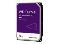 WD Purple 8TB SATA 6Gb/s CE HDD 8.9cm 3.5inch internal 5640RPM 128MB Cache 24×7 Bulk