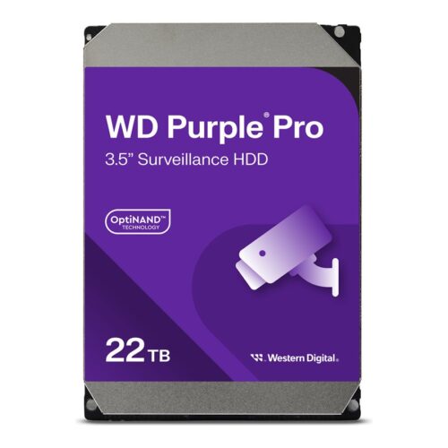 WD Purple Pro 22To SATA 6Gb/s HDD 3.5p internal 7200Rpm 512MB Cache 24×7 Bulk