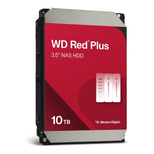 WD Red Plus 10To SATA 6Gb/s 3.5p 256Mo cache 72200Rpm Internal HDD Bulk