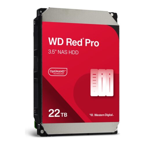 WD Red Pro NAS 22To SATA 6Gb/s HDD 3.5p internal 7200Rpm 512MB Cache 24×7 Bulk