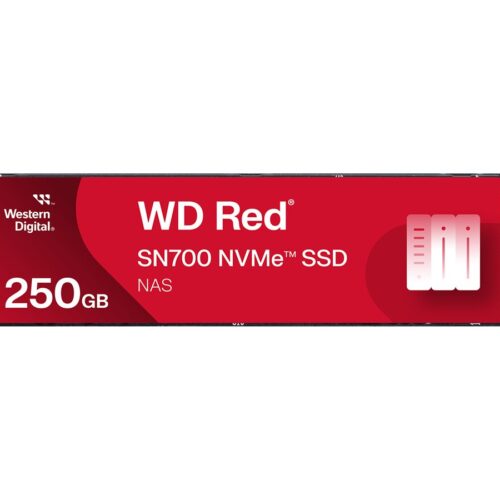 WD Red SSD SN700 NVMe 250Go M.2 2280 PCIe Gen3 8Gb/s internal drive for NAS devices