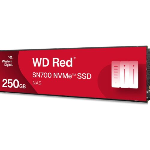 WD Red SSD SN700 NVMe 250Go M.2 2280 PCIe Gen3 8Gb/s internal drive for NAS devices