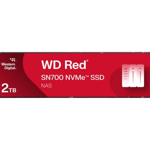 WD Red SSD SN700 NVMe 2To M.2 2280 PCIe Gen3 8Gb/s internal drive for NAS devices