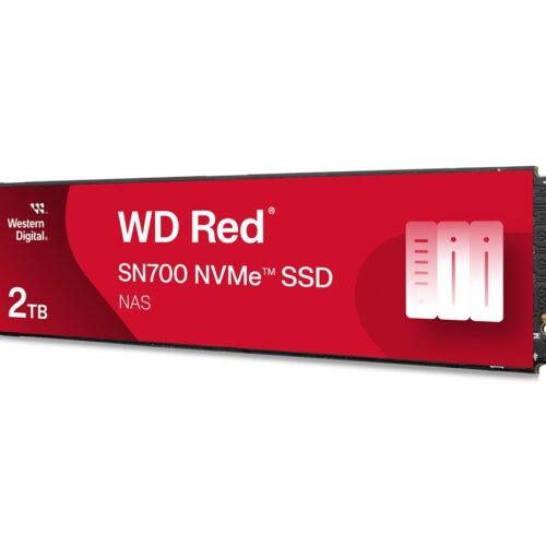 WD Red SSD SN700 NVMe 2To M.2 2280 PCIe Gen3 8Gb/s internal drive for NAS devices