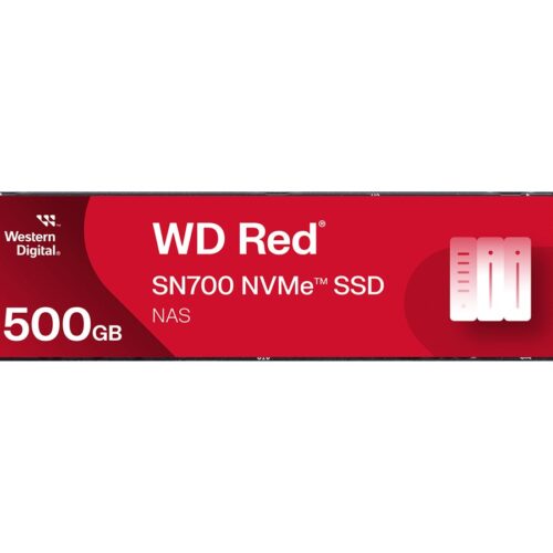 WD Red SSD SN700 NVMe 500Go M.2 2280 PCIe Gen3 8Gb/s internal drive for NAS devices