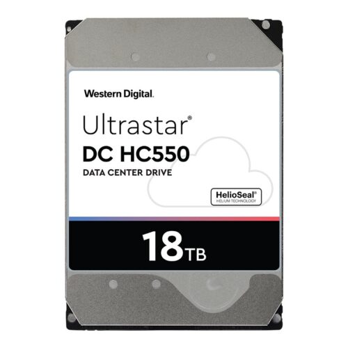 WESTERN DIGITAL Ultrastar DC HC550 3.5p 26.1MM 18000Go 512Mo 7200TPM SAS ULTRA 512E SE P3