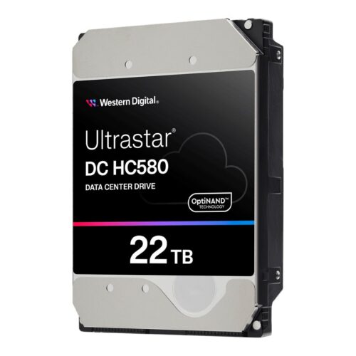 WESTERN DIGITAL ULTRASTAR DC HC580 3.5p 26.1MM 22To 512Mo 7200TPM SAS ULTRA 512E SE P3 DC