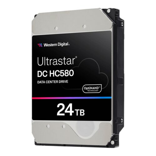 WESTERN DIGITAL ULTRASTAR DC HC580 3.5p 26.1MM 24To 512Mo 7200TPM SAS ULTRA 512E SE P3 DC