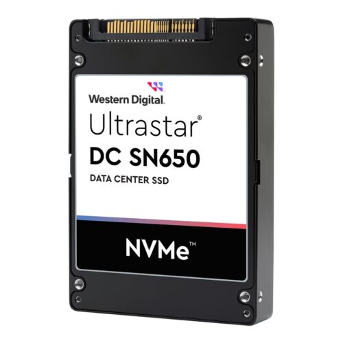 WESTERN DIGITAL Ultrastar DC SN650 U.3 15MM 15360Go 2.5p PCIe 4.0 TLC RI-1DW/D BICS5 ISE NVMe SSD