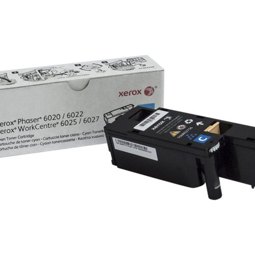 XEROX 6020/6022/6025/6027 cartouche de toner cyan 1.000 pages capacité standard